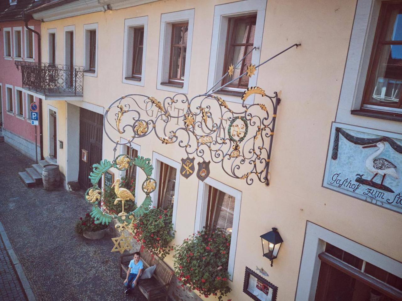 Gasthof Zum Storch Prichsenstadt Exterior photo